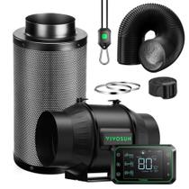 Kit de Filtración de Aire VIVOSUN Smart PRO T6 con Ventilador AeroZesh T6