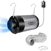 Kit de filtragem de ar MELONFARM 4 com filtro de carbono com ventilador de 14 cm Kit de filtragem de ar MELONFARM 4 com filtro de carbono com ventilador de 14 cm