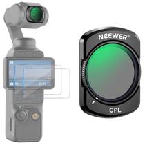 Kit de filtro CPL NEEWER Magnetic para DJI Osmo Pocket 3 com 2 protetores