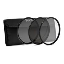 Kit de filtro de lente Focus Camera 46 mm UV CPL ND8 de 3 peças Kit de filtro de lente Focus Camera 46 mm UV CPL ND8 de 3 peças