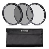 Kit de filtro de lente Neewer 40,5 mm ND UV CPL Filtros para câmera Kit de filtro de lente Neewer 40,5 mm ND UV CPL Filtros para câmera