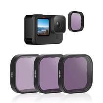 Kit de filtro de lente TELESIN ND8 ND16 ND32 para GoPro Hero 12-9 Kit de filtro de lente TELESIN ND8 ND16 ND32 para GoPro Hero 12-9