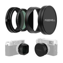 Kit de filtro FREEWELL CPL/GMIST (1/4) com capuz de lente Fuji X100 Kit de filtro FREEWELL CPL/GMIST (1/4) com capuz de lente Fuji X100