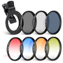 Kit de filtro Neewer 67 mm com CPL, ND32, estrela, 4 cores graduadas Kit de filtro Neewer 67 mm com CPL, ND32, estrela, 4 cores graduadas