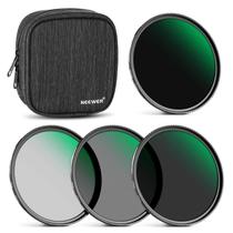 Kit de filtro NEEWER ND1000 ND64 ND8 ND4 72 mm com bolsa e pano