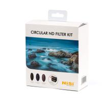 Kit de filtro NiSi Circular ND 67 mm com ND8 (3 pontos), ND64+CPL (6 pontos) e ND1000 (10 pontos)
