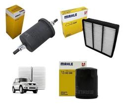 Kit De Filtro Óleo Ar Combustível Cabine Tr4 Flex 2009 Mahle OC259 / KL582 / LX3696 / LA611S