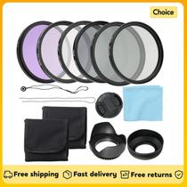 Kit de Filtros 52mm/58mm para Câmera - UV, CPL, FLD e ND