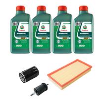 Kit De Filtros Com Óleo Polo 2.0 Efi Flex 2007-2014 Castrol