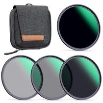 Kit de filtros de lente K&F Concept 72mm Fixo ND4 ND8 ND64 ND1000