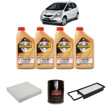 Kit De Filtros E Óleo Fit 1.4 8v Gasolina 2005 a 2007