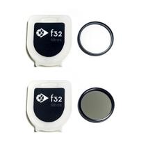 Kit de filtros fotográficos UV e Polarizador 55mm