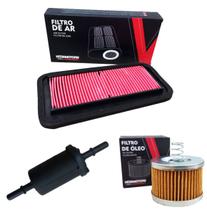 Kit de Filtros Fz15 150 Abs Filtro de Ar Filtro de Óleo Filtro de Combustível Kit de Filtros Fz15 150 Abs Filtro de Ar Filtro de Óleo Filtro de Combustível