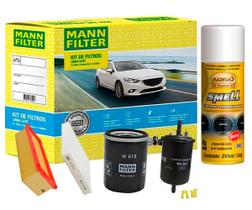Kit De Filtros Mann Fiat Fiorino, Uno, Palio + Limpa Ar Condicionado Smell Kit De Filtros Mann Fiat Fiorino, Uno, Palio + Limpa Ar Condicionado Smell
