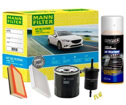 Kit De Filtros Mann Gm Onix 2012/2019 + Higienizador Air Treatment Clean