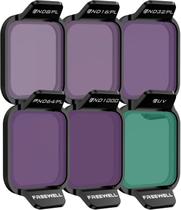 Kit de Filtros ND8, ND16, ND32, ND64, ND1000, UV Bright Day para DJI Flip e DJI Lito X1 Freewell