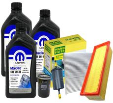 Kit de filtros original mann-filter + 3 óleo 5w30 original mopar 5w30 maxpro Kit de filtros original mann-filter + 3 óleo 5w30 original mopar 5w30 maxpro