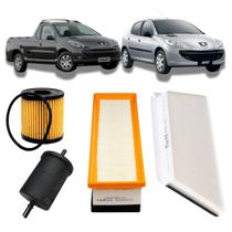 Kit De Filtros P/Revisão Peugeot 207 / Hoggar Flex 1.4 8v