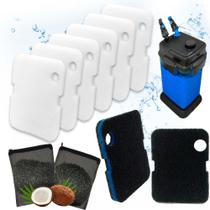 Kit de Filtros para Aquário PurifyLogix Cascade 700/1000 10 Peças