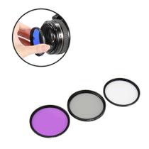 Kit de Filtros para Lentes de Câmeras Fotográficas DSRL 58 mm