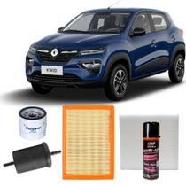 Kit De Filtros para Revisão Renault Kwid 1.0 12v 3cil