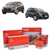 Kit de Filtros Wega Hyundai HB20 1.0 12v 3c Turbo 2016 Até 2019 Kit de Filtros Wega Hyundai HB20 1.0 12v 3c Turbo 2016 Até 2019