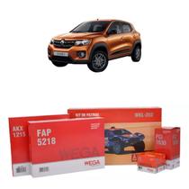 Kit de Filtros Wega Renault Kwid 1.0 12v 3c 2017 Até 2024