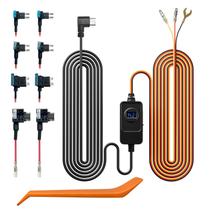 Kit de fio rígido REDTIGER com acessório Dash Cam com indicador de tensão