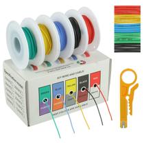 Kit de fios BOJACK 28 AWG de silicone flexível 300V com decapador Kit de fios BOJACK 28 AWG de silicone flexível 300V com decapador