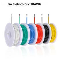 Kit De Fios Elétricos Flexíveis De Cobre Estanhado De 18 Gauge 16,4 Pés 5m Em Várias Cores Kit De Fios Elétricos Flexíveis De Cobre Estanhado De 18 Gauge 16,4 Pés 5m Em Várias Cores