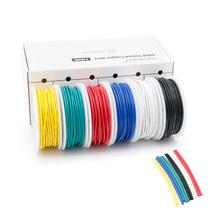 Kit de Fios FIRMERST 22 AWG, 9 m, Núcleo Sólido, 6 Cores