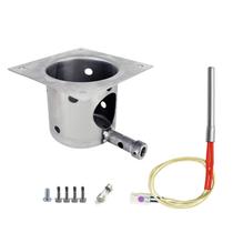 Kit de Firepot e Acendedor Meatender em Aço 14 Gauge 120V Kit de Firepot e Acendedor Meatender em Aço 14 Gauge 120V