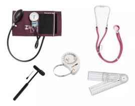 Kit De Fisioterapia Goniometro Martelo Trena Esteto Esfigmo - PAMED Kit De Fisioterapia Goniometro Martelo Trena Esteto Esfigmo - PAMED