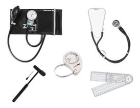 Kit De Fisioterapia Goniometro Martelo Trena Esteto Esfigmo - PAMED