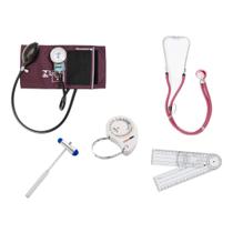 Kit De Fisioterapia Goniometro Martelo Trena Esteto Esfigmo - PAMED Kit De Fisioterapia Goniometro Martelo Trena Esteto Esfigmo - PAMED