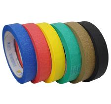 Kit De Fita Crepe Colorida 18mm X 30m Fitas Adesivas 6 Cores Kit De Fita Crepe Colorida 18mm X 30m Fitas Adesivas 6 Cores