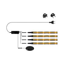 Kit De Fita LED COB De 1-10 Canais Com PCB Preto, Sensor De Toque Regulável Para Iluminação De Fundo