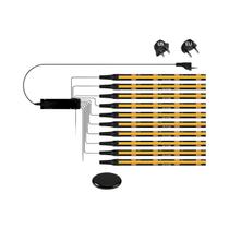 Kit De Fita LED COB De 1-10 Canais Com PCB Preto, Sensor De Toque Regulável Para Iluminação De Fundo Kit De Fita LED COB De 1-10 Canais Com PCB Preto, Sensor De Toque Regulável Para Iluminação De Fundo