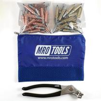 Kit de fixação Cleco MRO Tools K4S50-1 com alicate e bolsa
