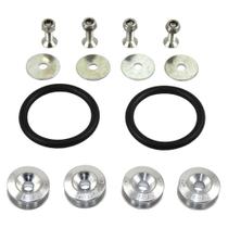Kit de fixação de liberação rápida Bumper Trunk JDMSPEED Silver