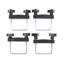 Kit De Fixação Universal Para Bagageiro De Teto Automotivo Com Grampos U-Bolt E Clipes De Fixação Kit De Fixação Universal Para Bagageiro De Teto Automotivo Com Grampos U-Bolt E Clipes De Fixação