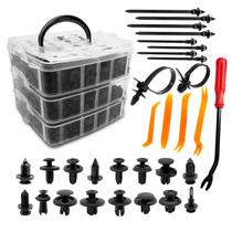 Kit de Fixadores de Carro TOPCNOEM - 635 Peças com Abraçadeiras e Removedor