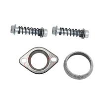 Kit De Flange De Escape De Carro Em Aço Inoxidável Com 2 Furos Em Forma De Diamante 51mm 63mm 76mm