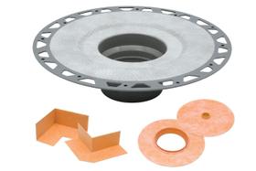 Kit de Flange para Dreno de Chuveiro Schluter Kerdi-Drain em PVC com Saída de 2 Polegadas