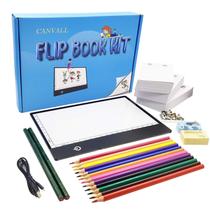 Kit de Flipbook para Desenho com Caixa de Luz LED A5 Canvall Kit de Flipbook para Desenho com Caixa de Luz LED A5 Canvall