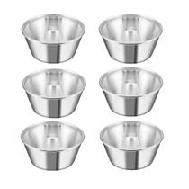 Kit De Forma De Mini-pudim Continental 6 Peças