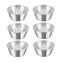 Kit de Forma de Mini-pudim Continental (6 Peças)