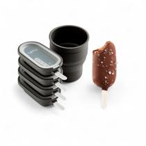 Kit de Formas para Sorvete Creamy em Silicone Lékué