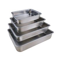 Kit de Formas Retangulares de Alumínio 4 Tamanhos Diferentes