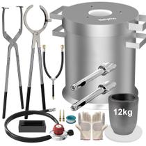 Kit de Forno de Fundição a Propano Nelyrho 12 kg em Aço Inoxidável